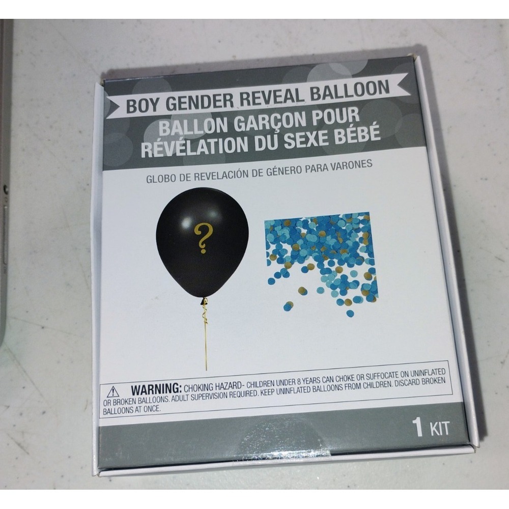 CREATIVE CONVERTING BOY GENDER REVEAL BALLOON‎
